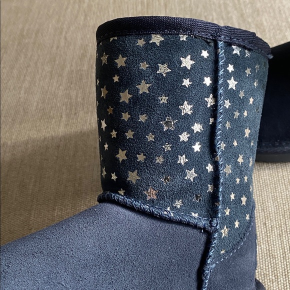 Koolaburra by UGG Kids Koola Short Stars Boots Toddler Navy Insignia Blue Size 7 - Picture 11 of 12